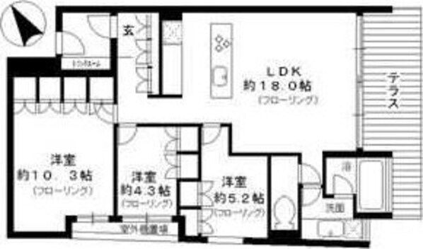 VISCONTI覚王山の物件間取画像